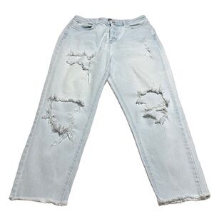 Arizona Jean Co Distressed Mom Jean Junior Size 11